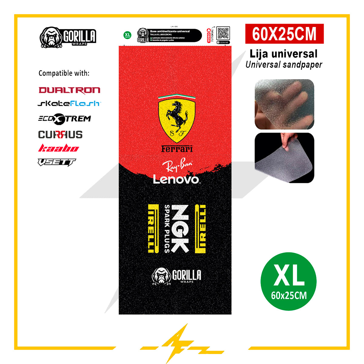 Vinilo Ferrari base antideslizante universal para patinete eléctrico talla XL
recambios patinete eléctrico
tienda de repuestos de patinetes eléctricos
recambios patinetes
repuestos de patinetes
accesorios patinete eléctrico
accesorios patinete
repuestos patinete
piezas de patinete eléctrico
piezas patinete electrico
ruedas patinete
taller del patinete
piezas de repuesto patinete eléctrico
af scooters